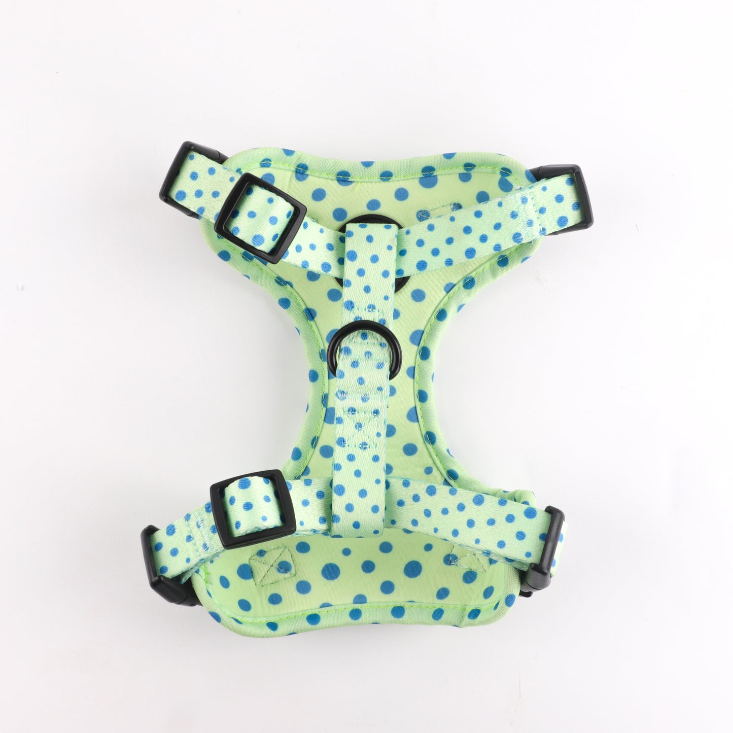 Reversible Dog Harness – Leap Into Style (Frogs)