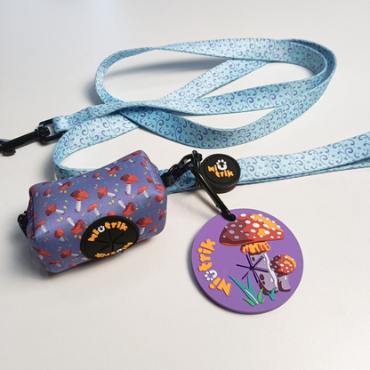 Collar and Leash Set – Mushroom Magic